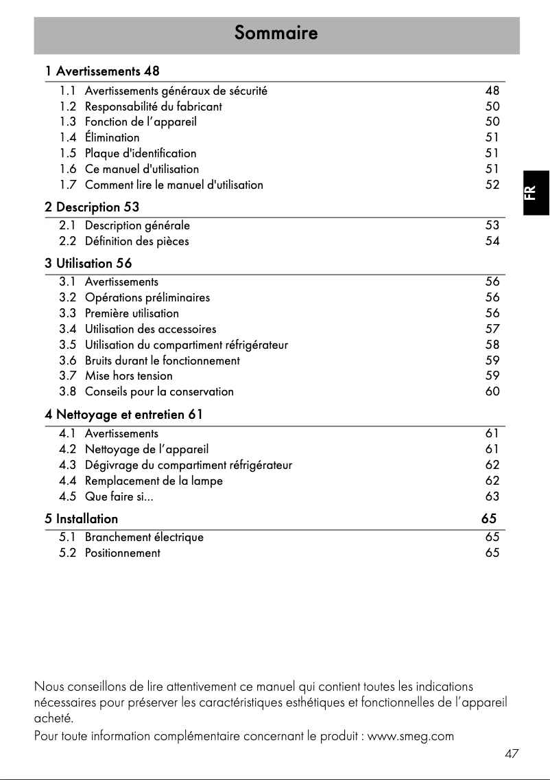Imagen de la primera página del manual del dispositivo FAB10HLRD5