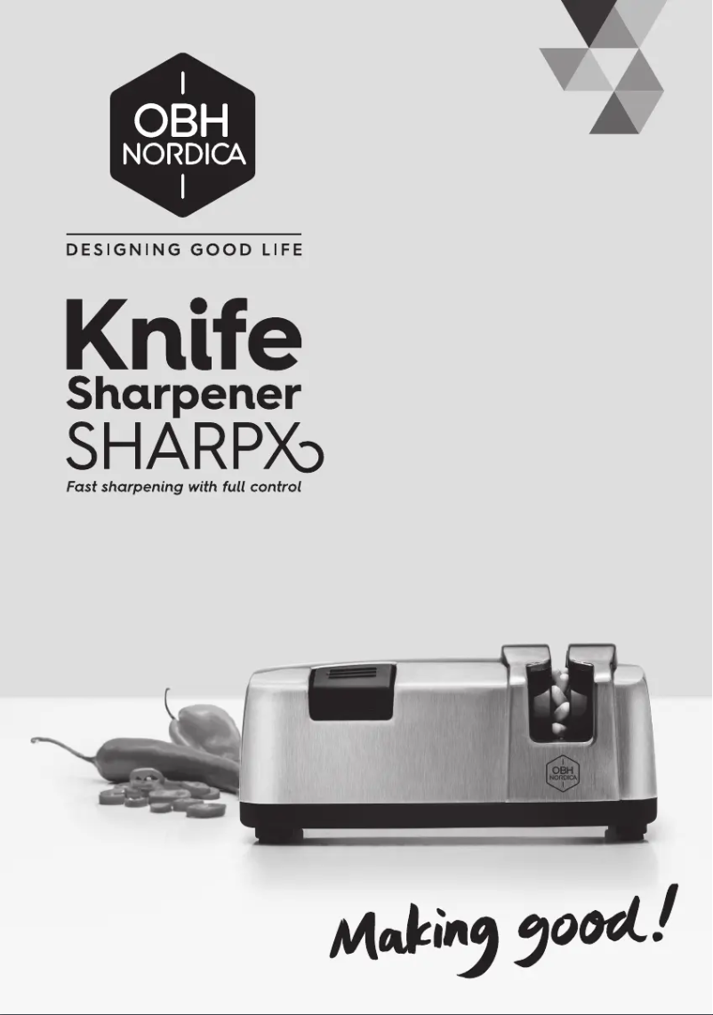 Imagen de la primera página del manual del dispositivo SharpX 9960