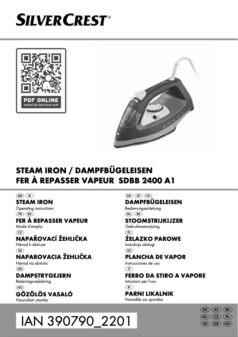 Página 1 del manual Manual de usuario SilverCrest SDBK 2200 C3