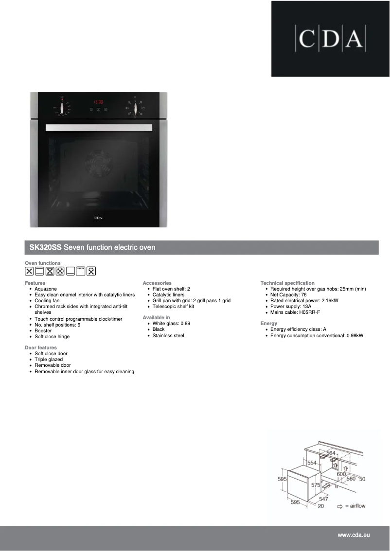 Imagen de la primera página del manual del dispositivo SK320SS