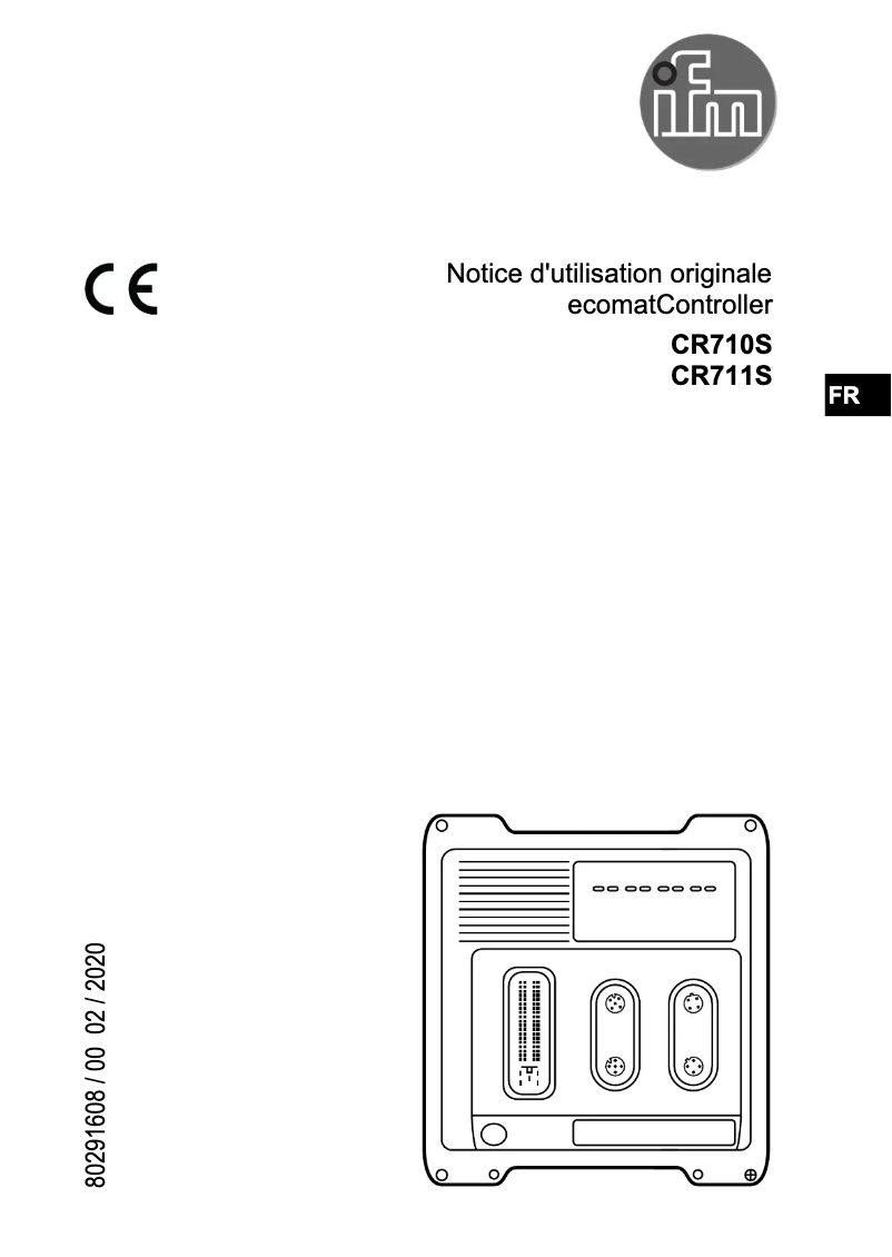 Imagen de la primera página del manual del dispositivo CR711S