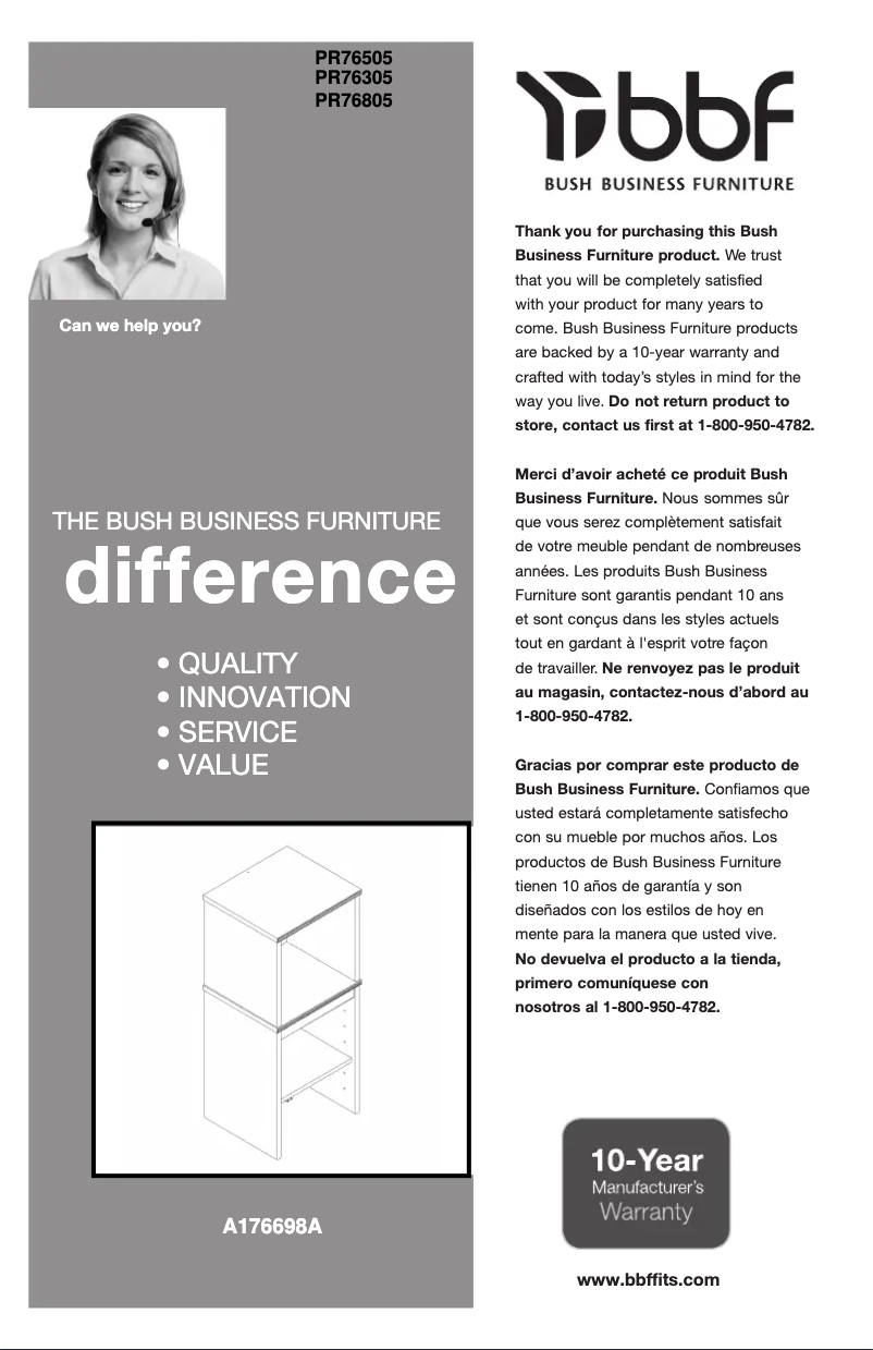 Página nº 1 - Manual de usuario bbf Envoy PR76505