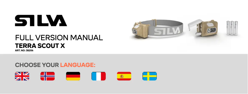 Página 1 del manual Manual de usuario Silva Terra Scout X