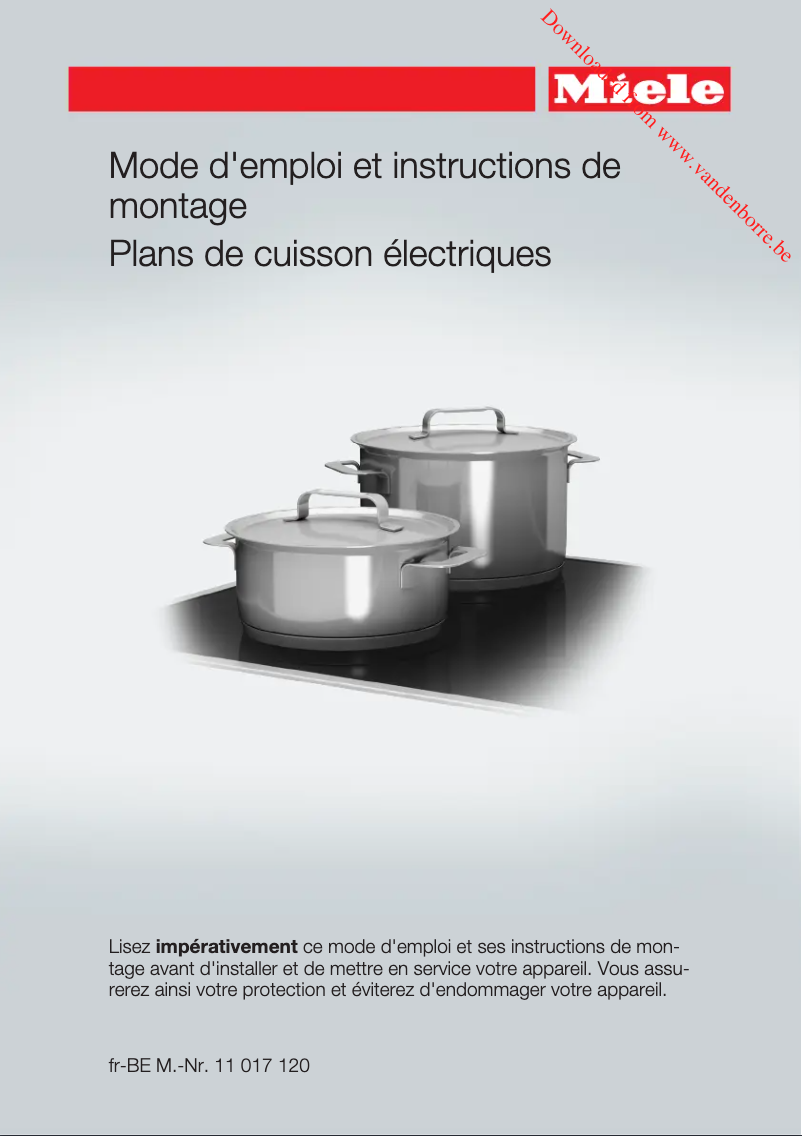 Página 1 del manual Manual de usuario Miele KM 6542 FR