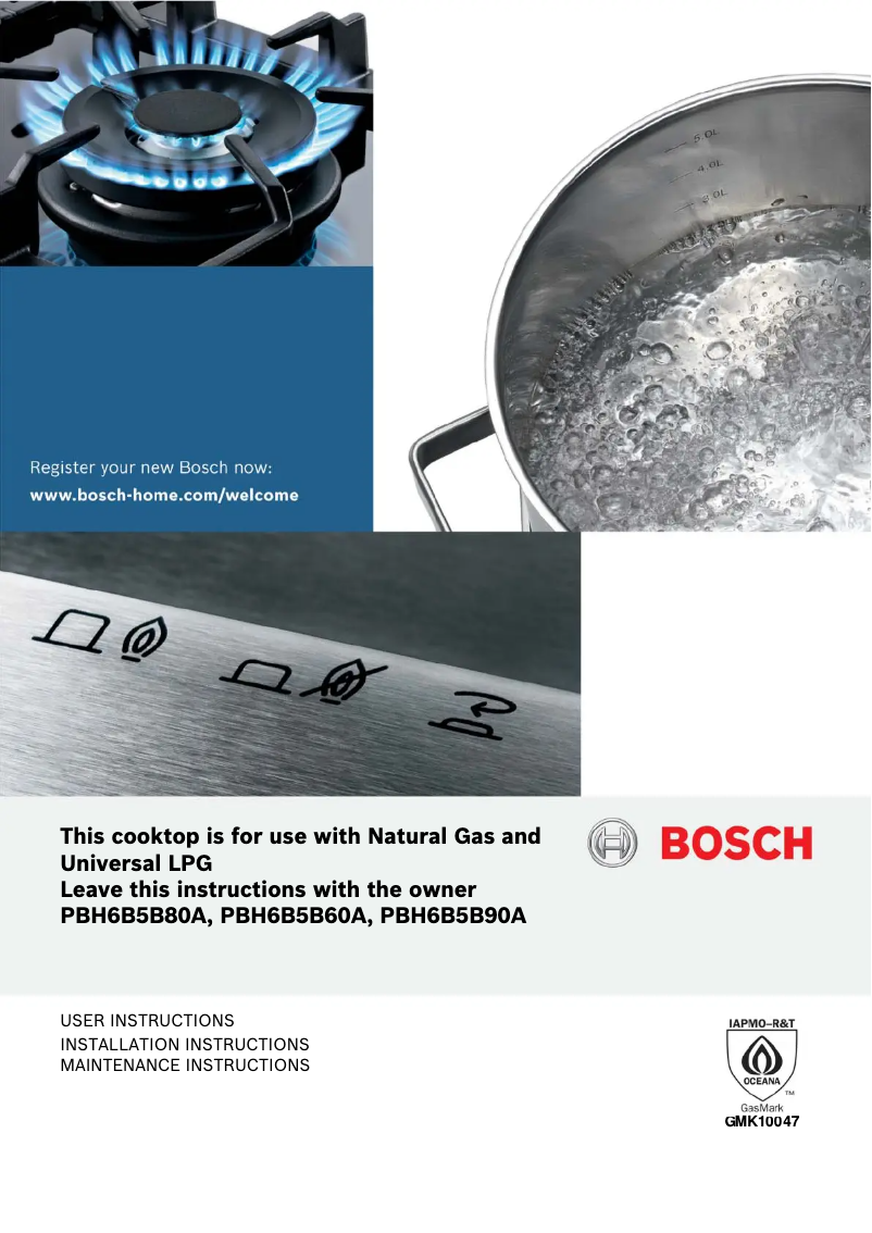 Página nº 1 - Manual de usuario Bosch PBH6B5B90A