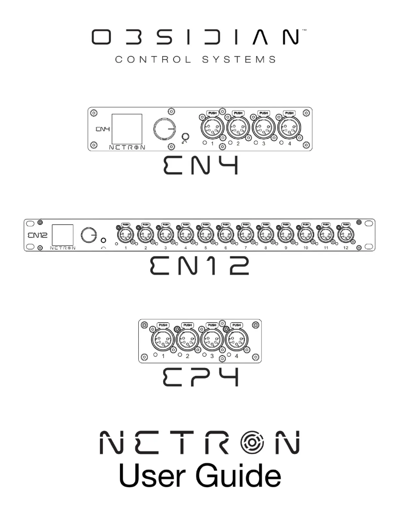 Imagen de la primera página del manual del dispositivo Netron EN4