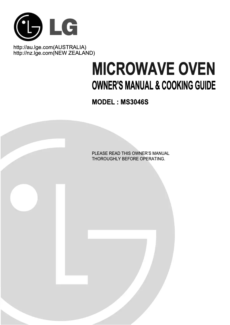 Imagen de la primera página del manual del dispositivo MS3046S