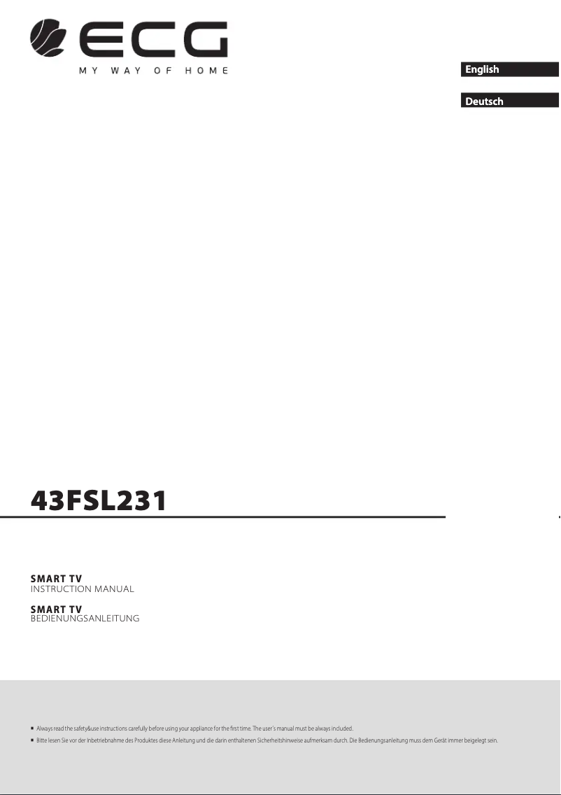 Imagen de la primera página del manual del dispositivo 43FSL231