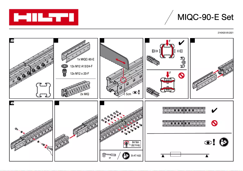 Imagen de la primera página del manual del dispositivo MIQC-E