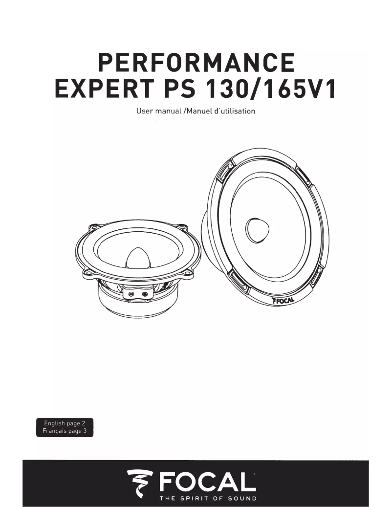Imagen de la primera página del manual del dispositivo Performance Expert PS 165V1