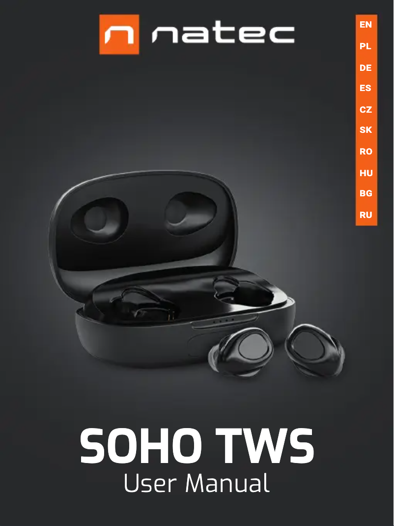 Imagen de la primera página del manual del dispositivo Soho TWS