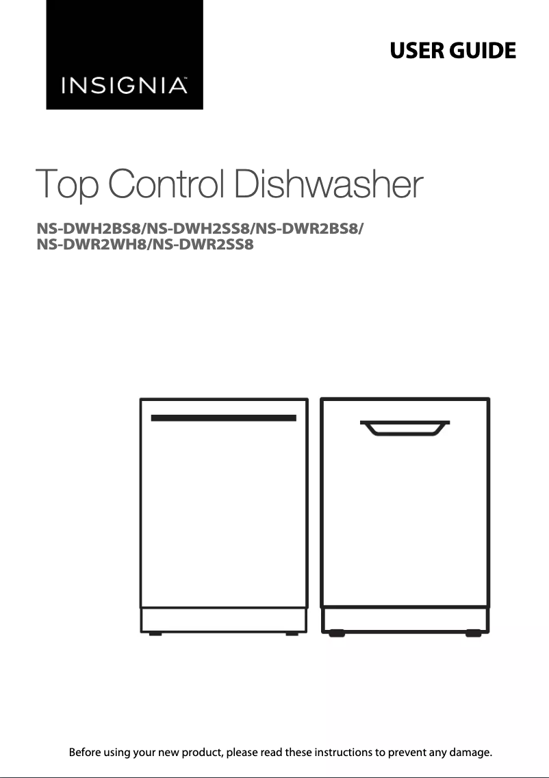 Imagen de la primera página del manual del dispositivo NS-DWR2BS8