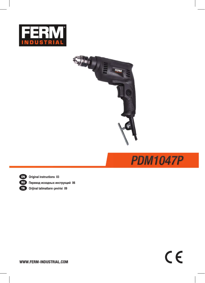 Página nº 1 - Manual de usuario Ferm PDM1047P