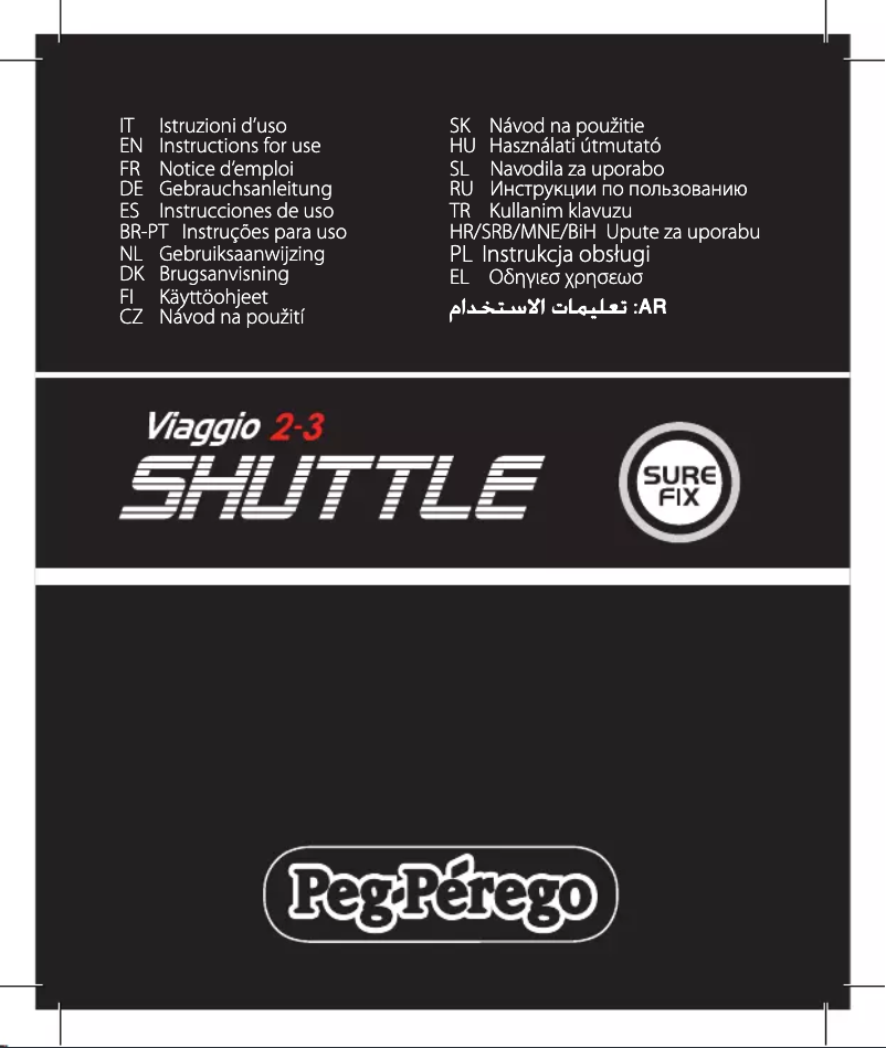 Imagen de la primera página del manual del dispositivo Viaggio 2-2 Shuttle