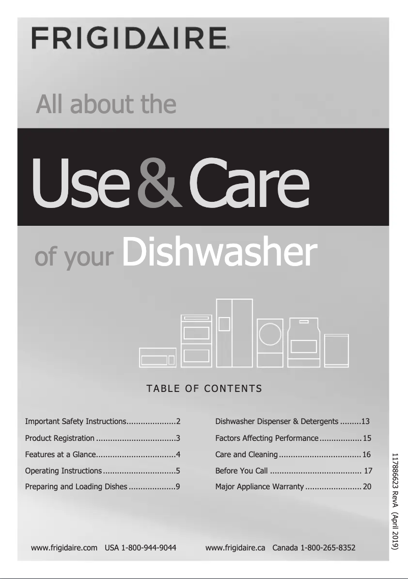 Imagen de la primera página del manual del dispositivo FGID2476SF