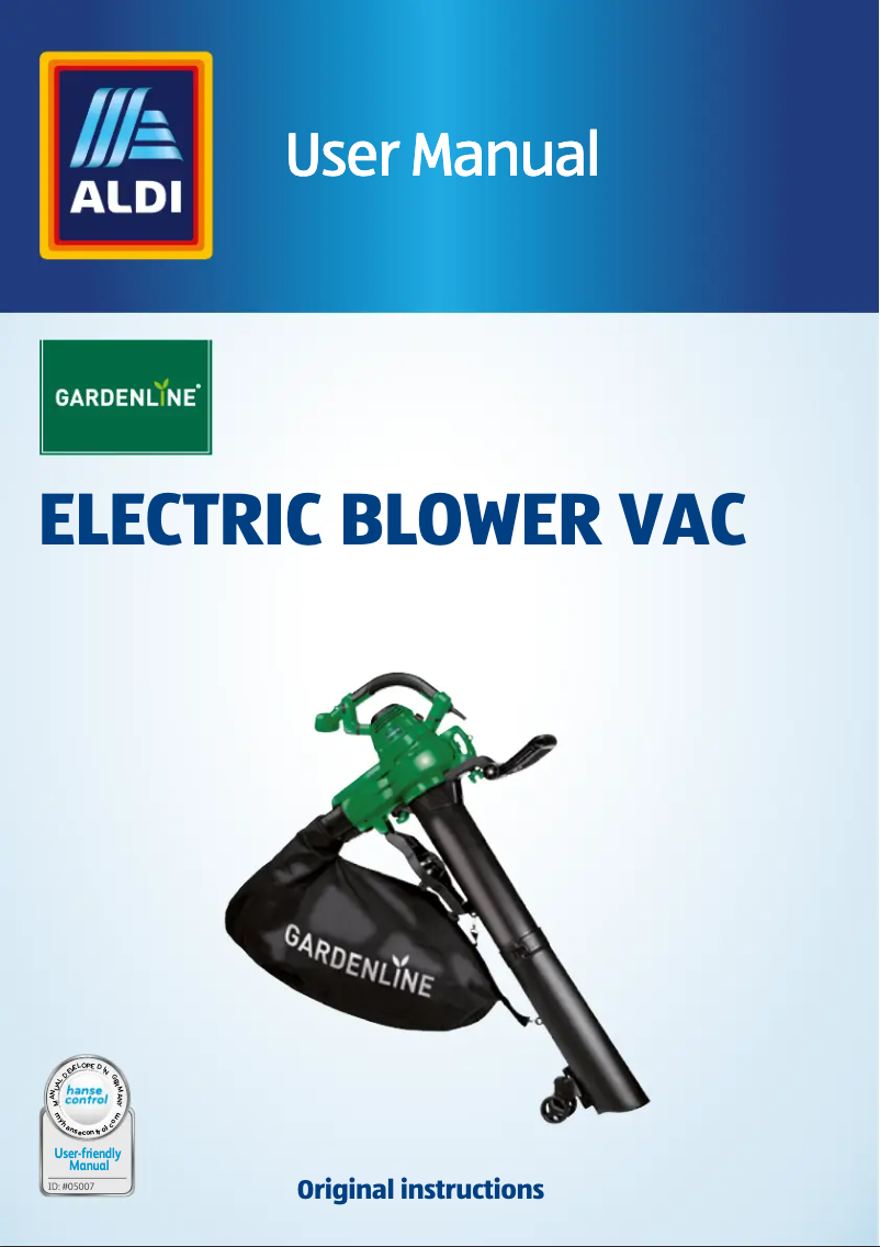 Imagen de la primera página del manual del dispositivo GLLS 3002 UK