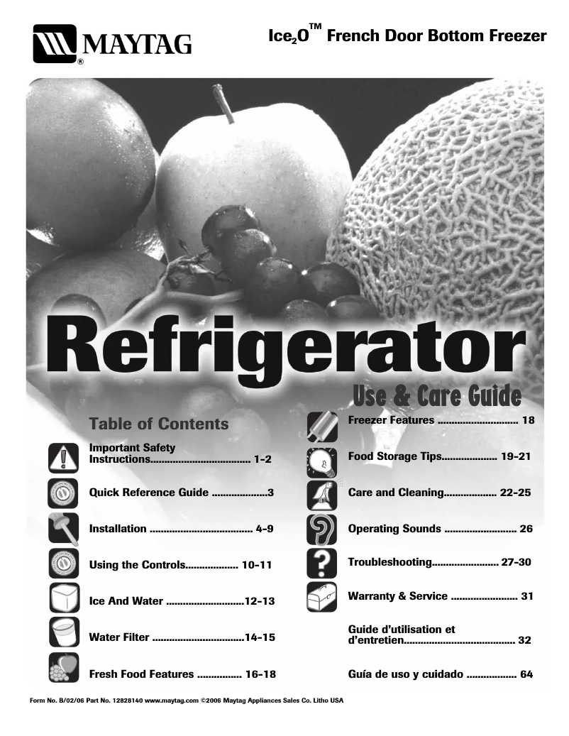 Página 1 del manual Manual de usuario Maytag MFI2269VEW