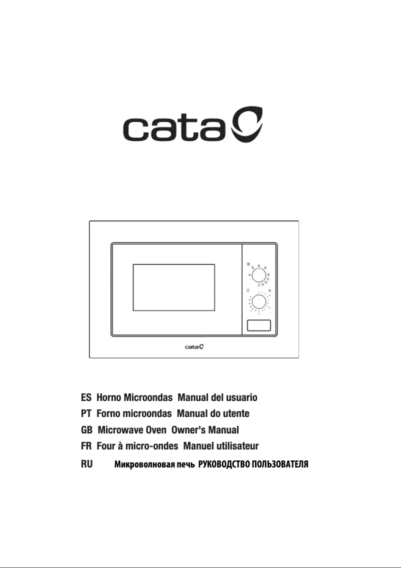 Página 1 del manual Manual de usuario CATA 20 MC IX