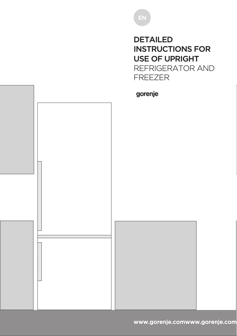 Página 1 del manual Ficha técnica Gorenje ORK193BL