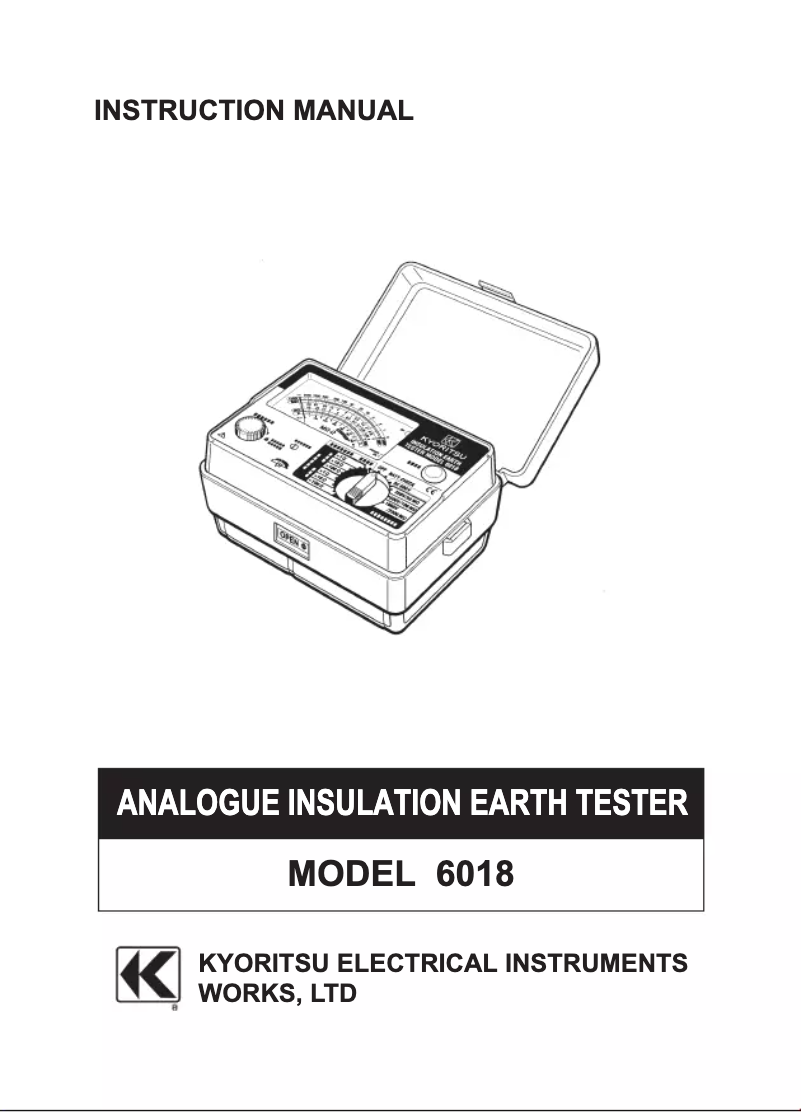Imagen de la primera página del manual del dispositivo 6018