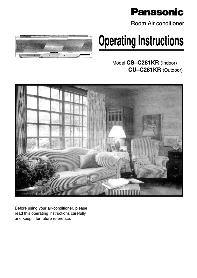 Imagen de la primera página del manual del dispositivo CS-C281KR