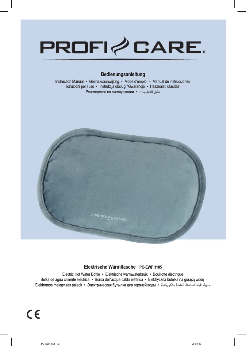 Página 1 del manual Manual de usuario ProfiCare PC-EWF 3105