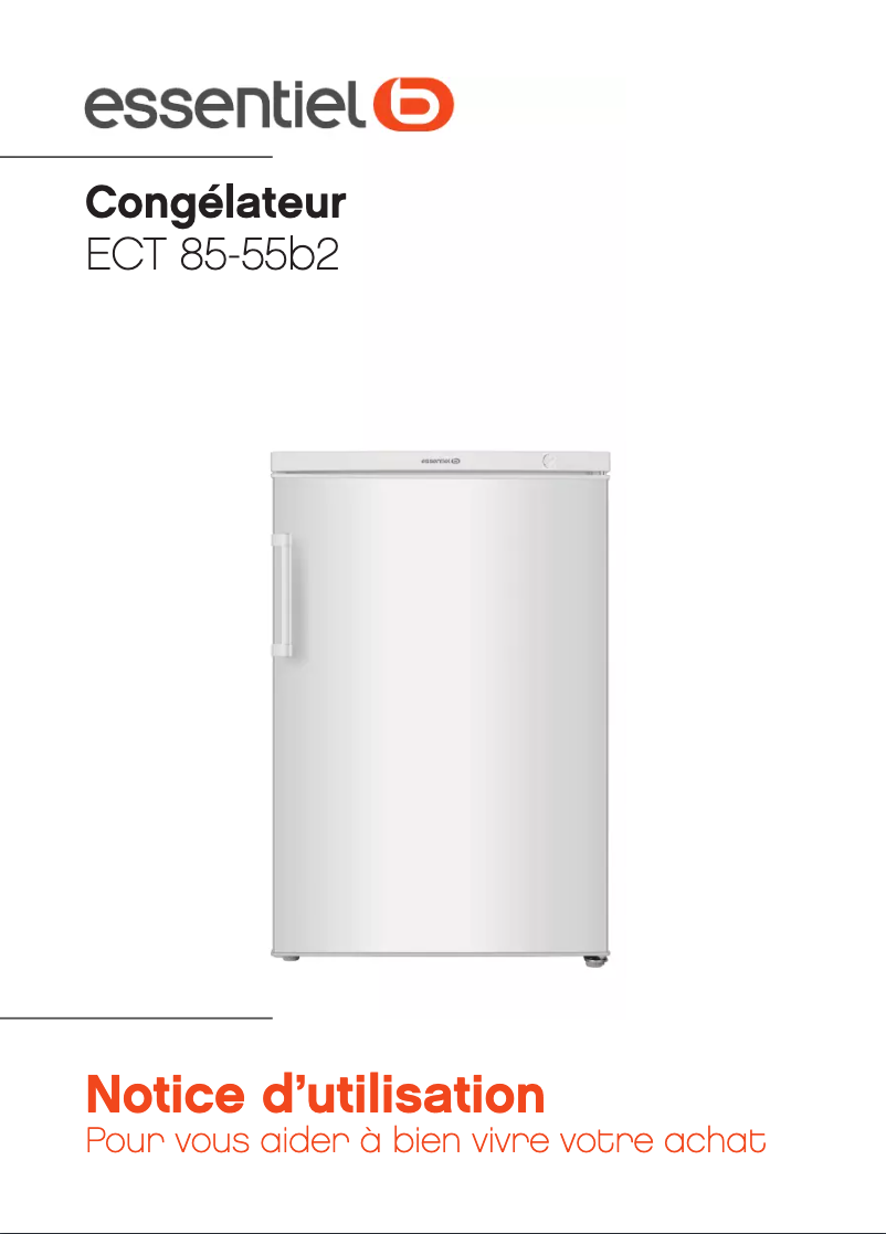 Imagen de la primera página del manual del dispositivo ECT 85-55b2