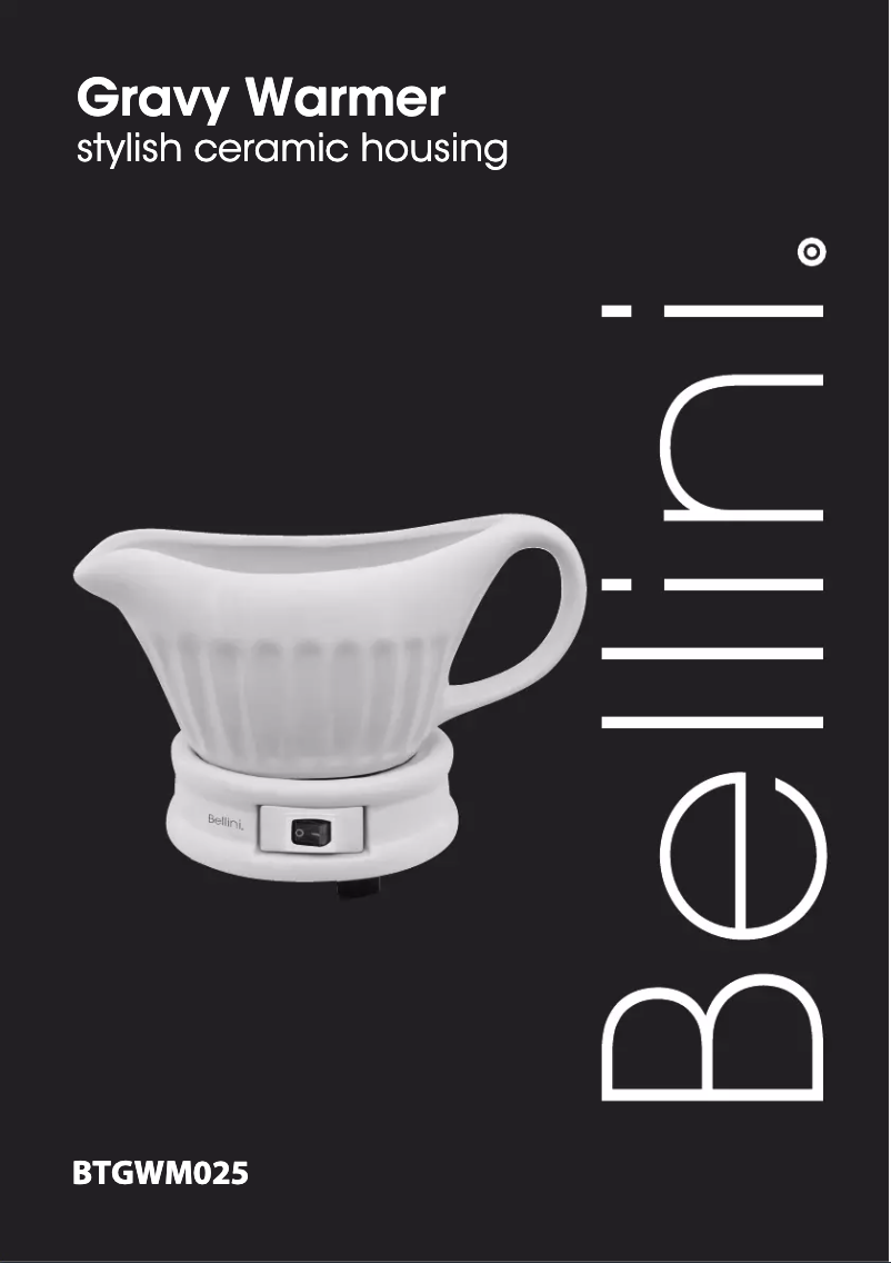 Página 1 del manual Manual de usuario Bellini BTGWM025