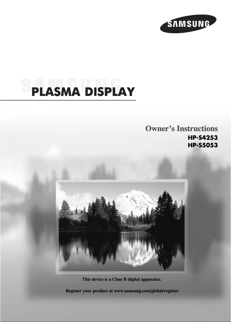 Imagen de la primera página del manual del dispositivo HP-S5053