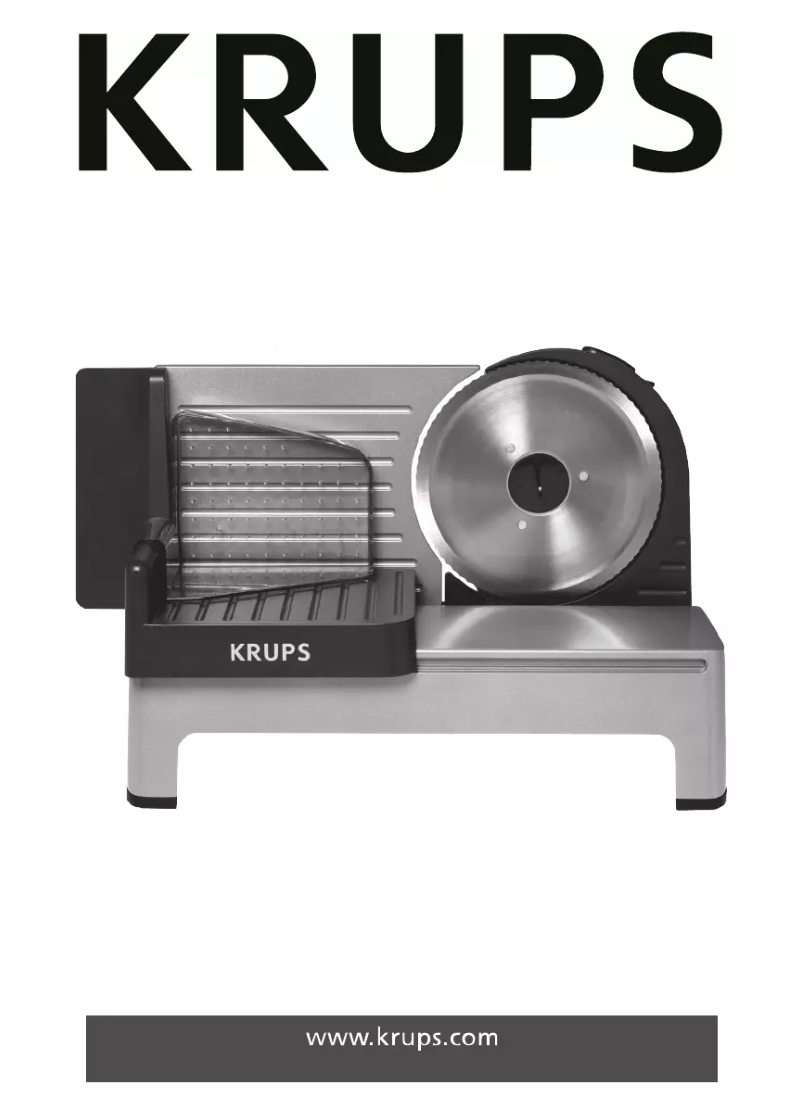 Página 1 del manual Manual de usuario Krups TR5223