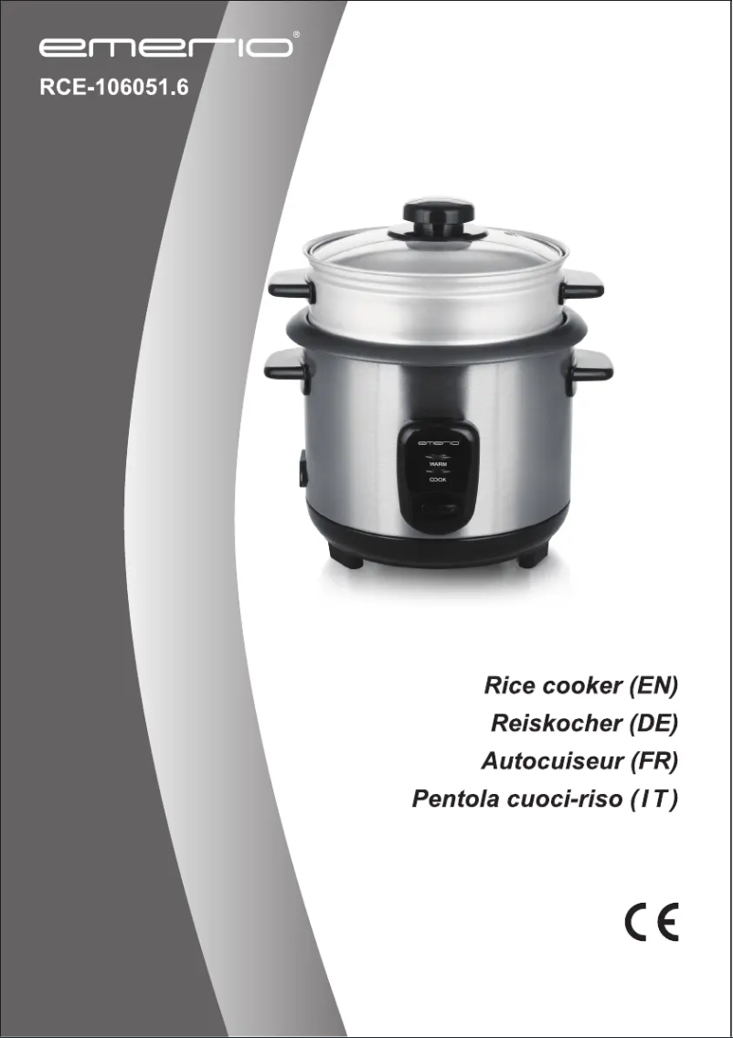 Imagen de la primera página del manual del dispositivo RCE-106051.6