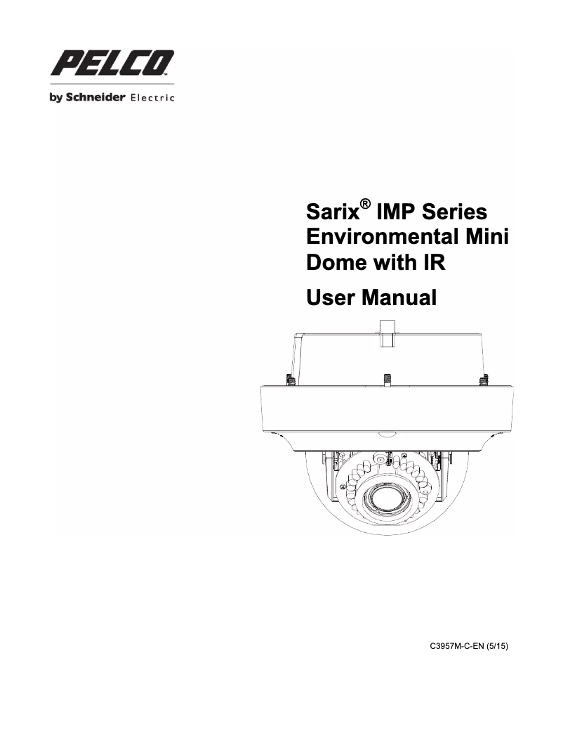 Página 1 del manual Manual de usuario Pelco Sarix Professional IMP219-1ERP
