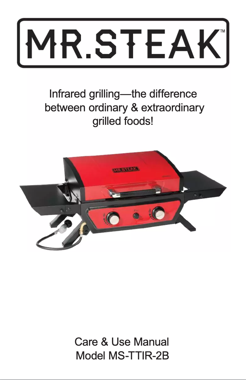 Página 1 del manual Manual de usuario Mr. Steak MS-TTIR-2B