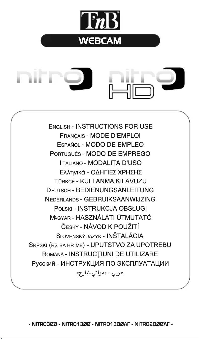 Imagen de la primera página del manual del dispositivo NITRO300