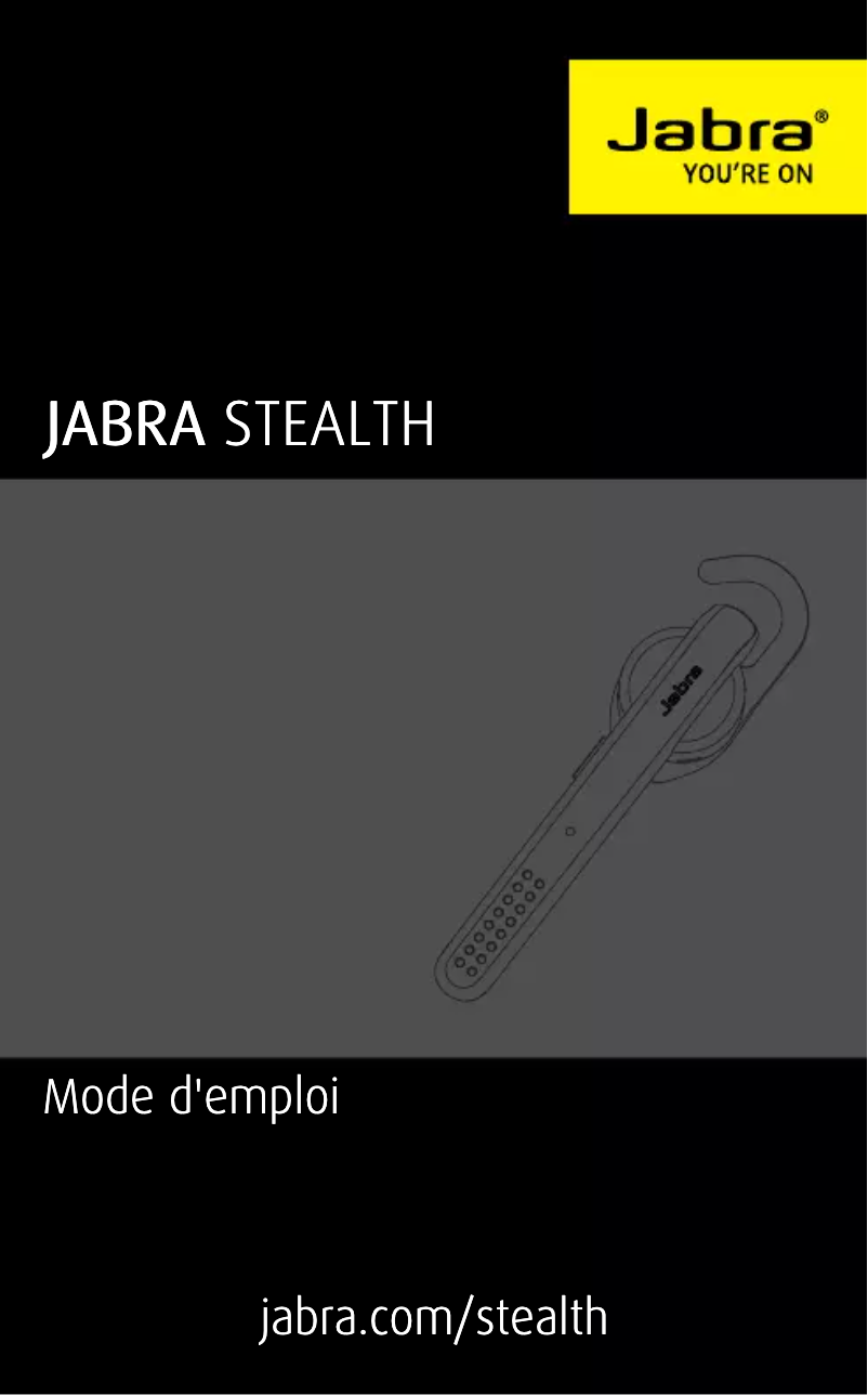 Página nº 1 - Manual de instrucciones Jabra Stealth