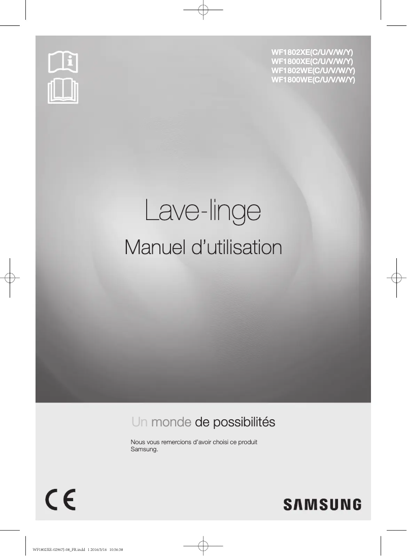 Imagen de la primera página del manual del dispositivo WF1802XEC