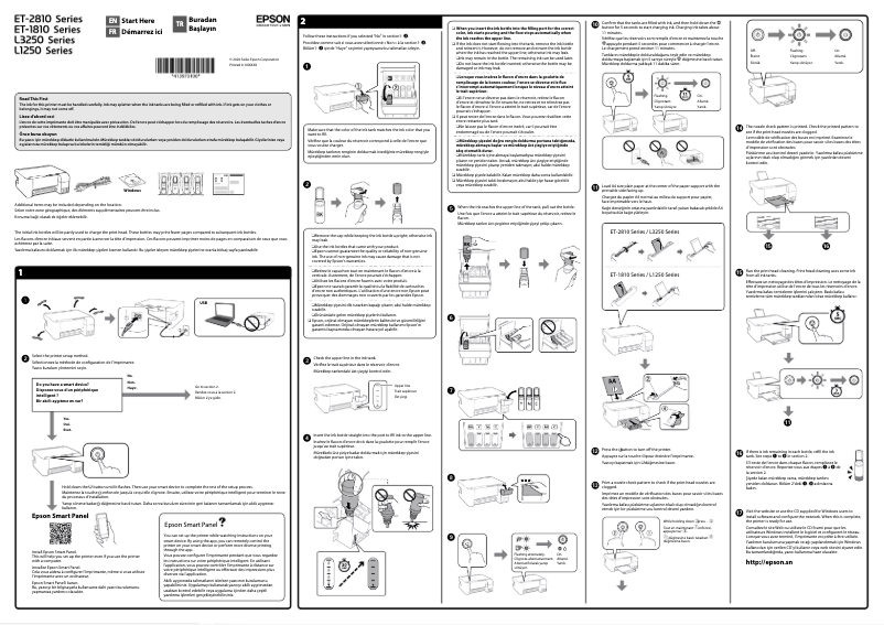 Página 1 del manual Guía de instalación Epson EcoTank L3256