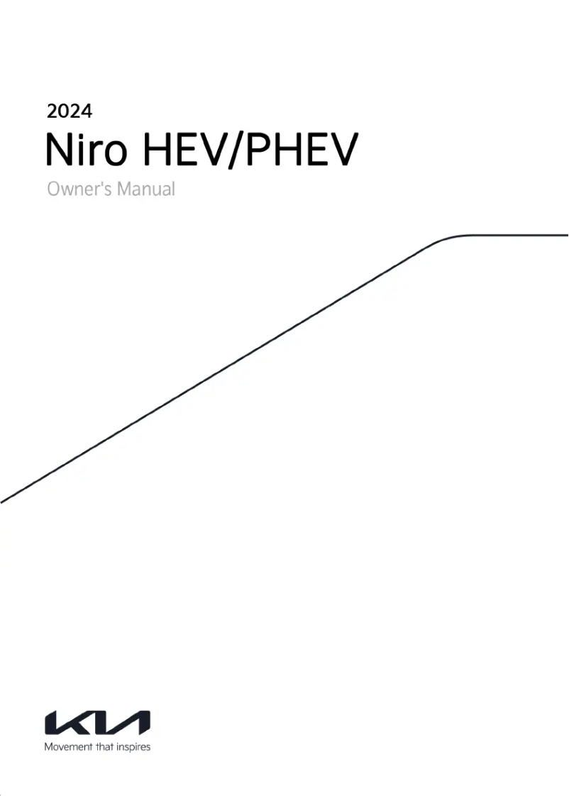 Imagen de la primera página del manual del dispositivo Niro Hybrid (2024)