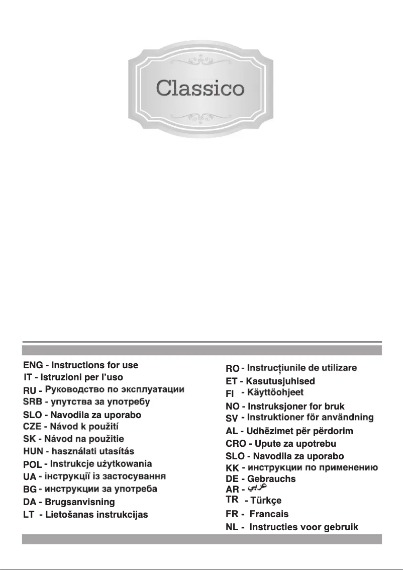 Página 1 del manual Manual de usuario Gorenje DK63