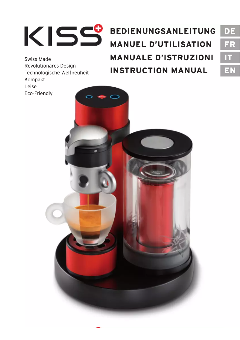 Imagen de la primera página del manual del dispositivo KISS MIE 261