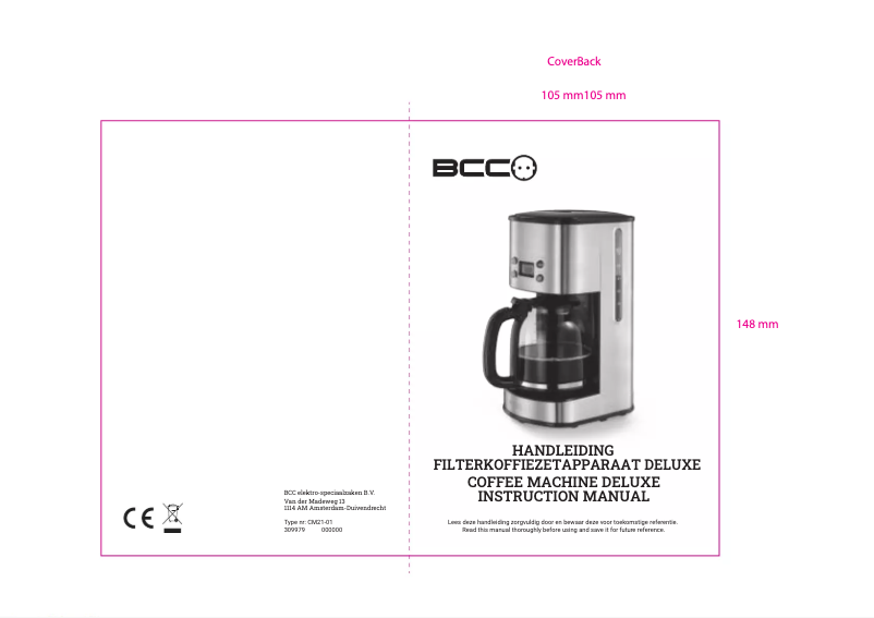 Imagen de la primera página del manual del dispositivo CM21-01