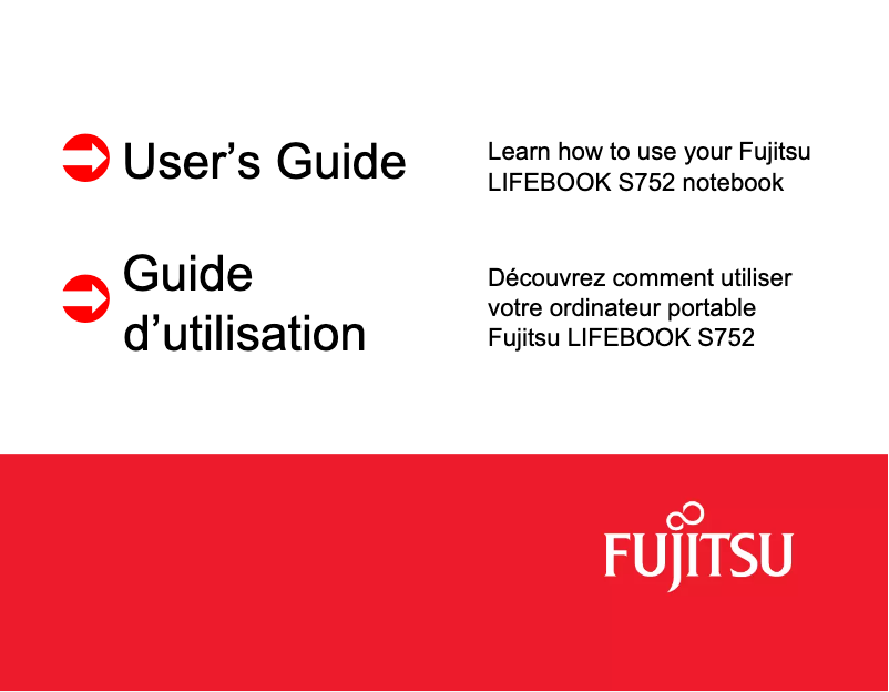 Página 1 del manual Manual de usuario Fujitsu LIFEBOOK S752