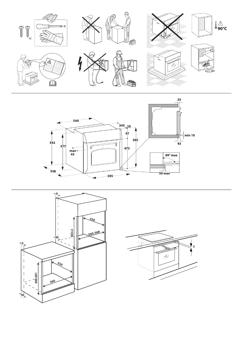 Página 1 del manual Instrucciones de seguridad Hotpoint FIT 834 AN HA