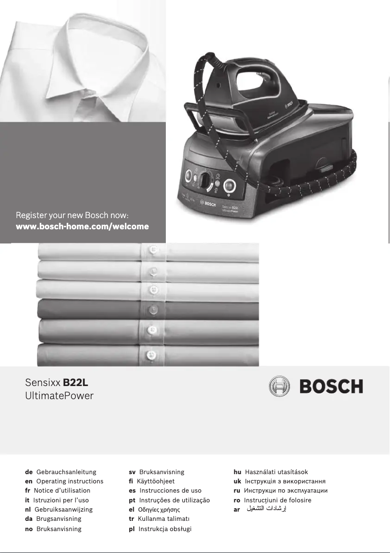 Página nº 1 - Manual de usuario Bosch Sensixx B22L UltimatePower TDS2255