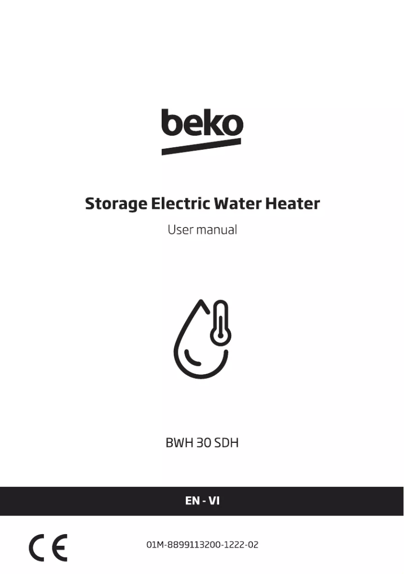 Página 1 del manual Manual de usuario Beko BWH 30 SDH
