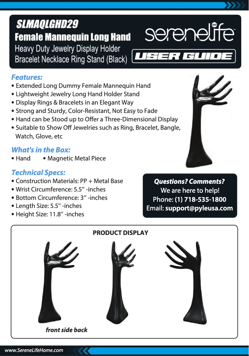 Imagen de la primera página del manual del dispositivo SLMAQLGHD29