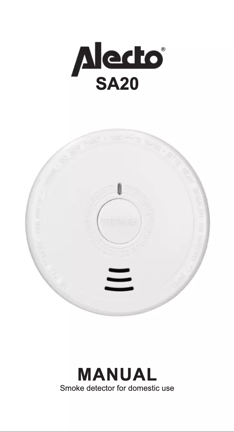 Página nº 1 - Manual de usuario Alecto SA20