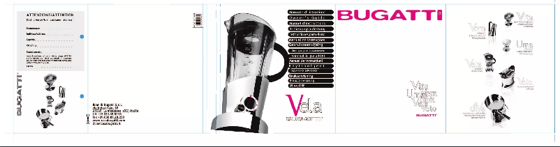 Página 1 del manual Manual de usuario Bugatti Vela Evolution