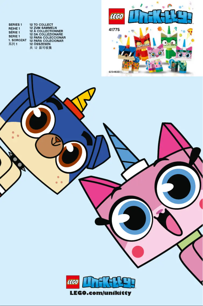 Imagen de la primera página del manual del dispositivo Unikitty 41775