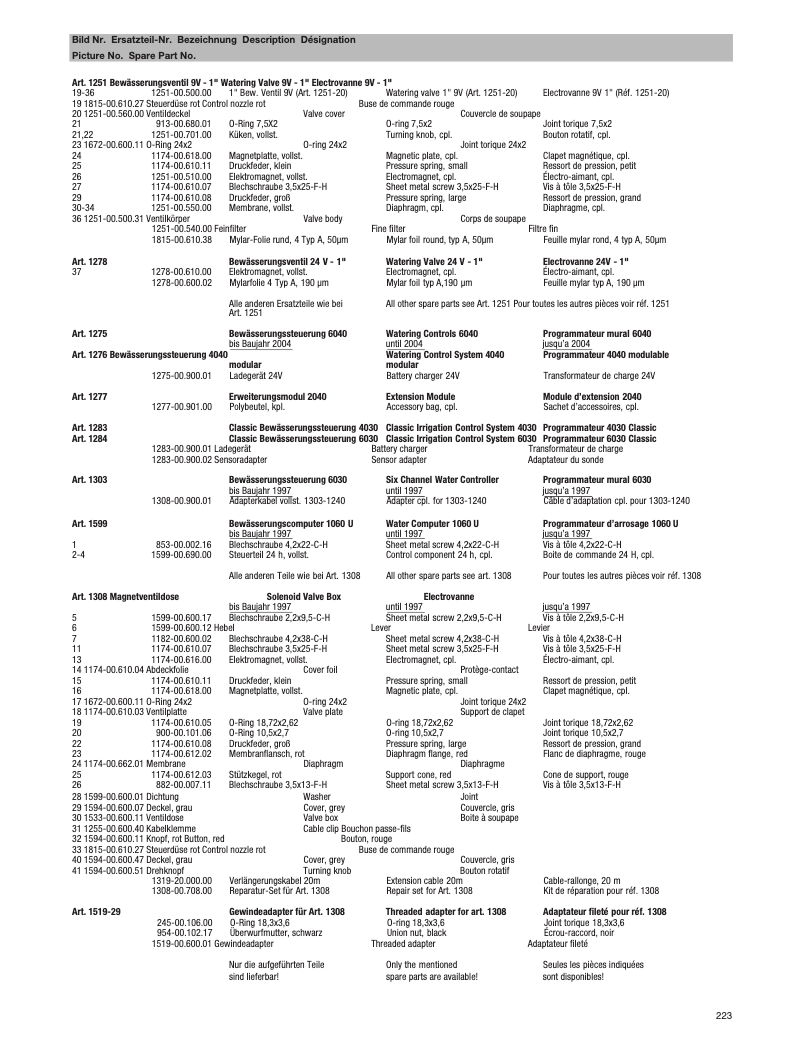Página 1 del manual Manual de usuario Gardena Classic 4030